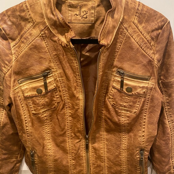 Camel color bomber jacket - Picture 4 of 6